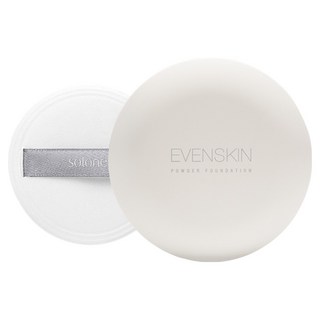 Solone 台灣公司貨 雪紗柔霧嫩粉餅 7.8g SPF50★★★★, 15 Light 白皙, 1個