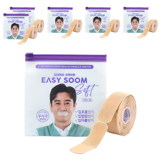 이지숨 소프트 입막음 테이프 60p, 6개