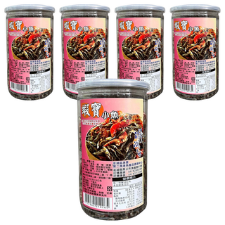 澎湖區漁會 澎湖之味 蝦寶小魚, 5瓶, 210g