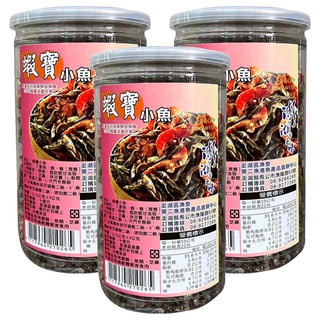 澎湖區漁會 澎湖之味 蝦寶小魚, 3瓶, 210g