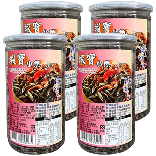 澎湖區漁會 澎湖之味 蝦寶小魚, 4瓶, 210g