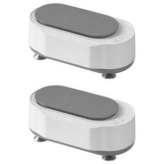 FJ 多功能立體清洗器 45000Hz高頻率振動 360°全方位清潔 減震降噪 柔和弧線形狀, NA2-BU, 2個