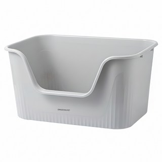 DINGDONGPET 特大型籃子貓砂盆, 1個, 灰色