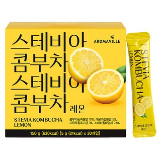 Aromaville 甜菊康普茶 檸檬, 5g, 1個, 30入