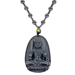 喜緣玉品 十二生肖八大守護神黑曜石玉珮 辟邪保平安, 不動明王 雞, 1個