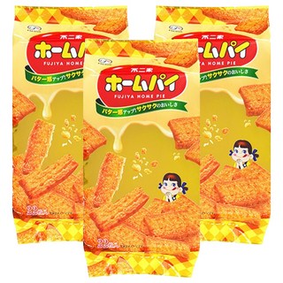 不二家 千層派22枚 酥脆千層口感 濃郁奶油香氣 獨立小包裝, 110g, 3入