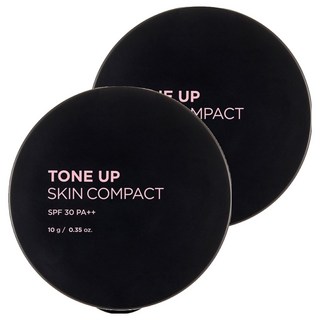 THE FACE SHOP 菲詩小舖 Tone Up粉餅 SPF30 PA++ 10g, V201 Apricot Beige, 2盒