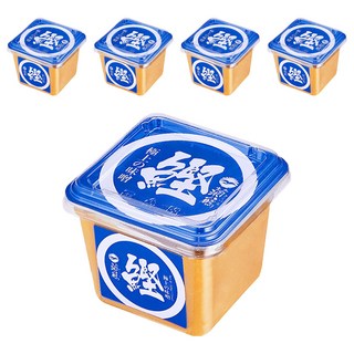 菊鶴 鰹昆布味噌 100%台灣國產白米 非基改黃豆 天然發酵, 500g, 5盒