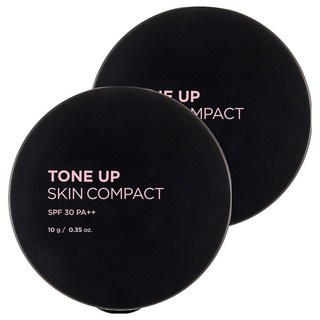 THE FACE SHOP 菲詩小舖 Tone Up粉餅 SPF30 PA++ 10g, V203 Natural Beige, 2盒