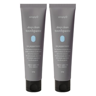 simplyO 深層清潔牙膏, 130g, 2個