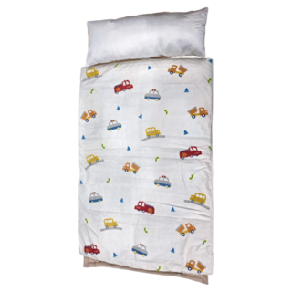 juho DECO 兒童抗敏防蟎睡袋 附收納袋 枕頭9-10cm 韓國製, 車車樂園, 1個