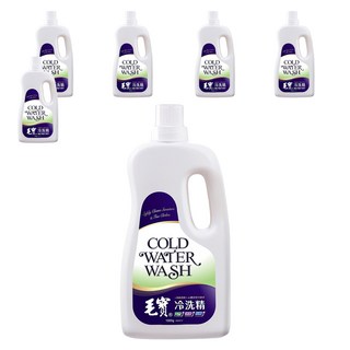 毛寶 天然 護纖 抗菌 冷洗精 高級衣料與心愛衣物守護者, 1kg, 6瓶
