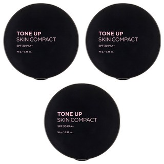 THE FACE SHOP 菲詩小舖 Tone Up粉餅 SPF30 PA++ 10g, V203 Natural Beige, 3盒