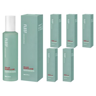 FLEEF 男士積雪草蘆薈鎮靜全效合一, 200ml, 6個