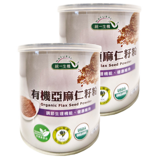 統一生機 有機亞麻仁籽粉, 200g, 2罐