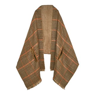 COGIT 2WAY雙面斗篷披肩