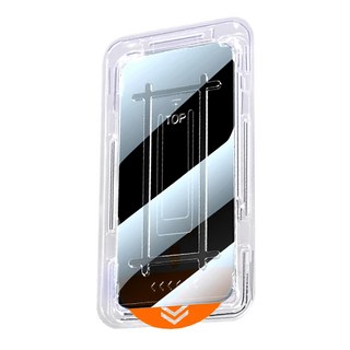 抗藍光懶人速貼滿版手機玻璃螢幕保護貼膜, 十倍鑽石硬度強化, 防摔耐刮, iPhone 16 Plus, 1個