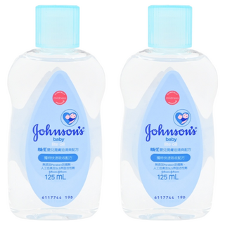 Johnson's 嬌生 嬰兒油LITE 溫和護理全身肌膚 高效補水 清爽配方, 125ml, 2瓶