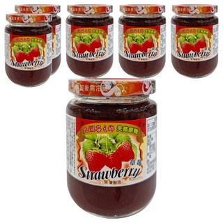 大倫食品 大湖莓之鄉 天然原味草莓醬 不含人工色素及防腐劑, 280g, 6罐