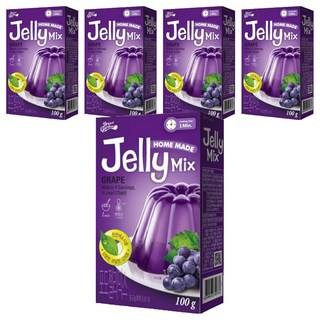 Bread Garden 葡萄口味果凍粉, 100g, 5盒