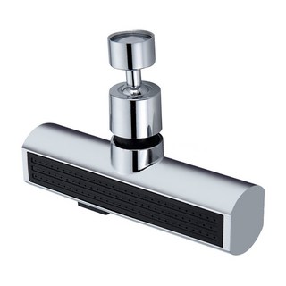 0死角萬向旋轉增壓加長延伸廚房水龍頭 銀色, 1組