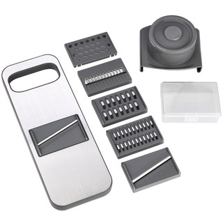 VILIVIN 不鏽鋼多功能切片刨絲刀6件組, 混色, 1套