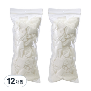 琉璃美甲 卸甲專用化妝棉 200p, 單一顏色, 12個