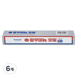 탐사 알루미늄 호일 30cm x 30m, 6개