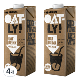 OATLY 巧克力燕麥奶, 1L, 4瓶