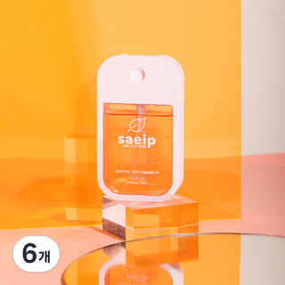 SAEIP 便攜式乾洗手噴霧 禮品用 葡萄柚, 40ml, 6個