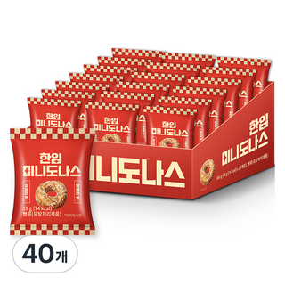 一口迷你多納斯, 40個, 18g