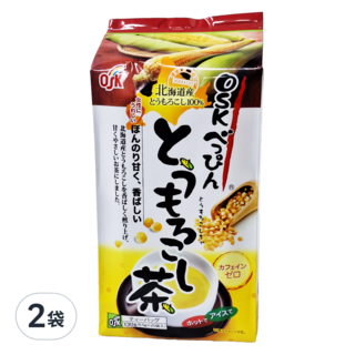 OSK 小谷穀粉 玉米茶包 北海道產100%玉米, 6.5g, 20包, 2袋