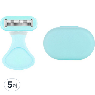 Garden Way 6層刀片便攜式除毛器 藍色, 5個, 1入