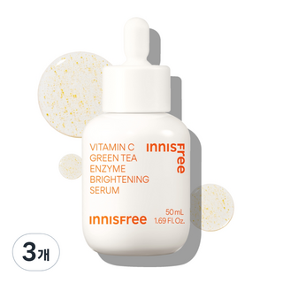 INNISFREE 維他命C淨亮精華, 50ml, 3瓶