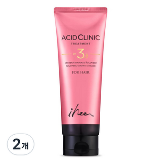 이희 애시드클리닉 3.3 헤어트리트먼트, 200ml, 2개