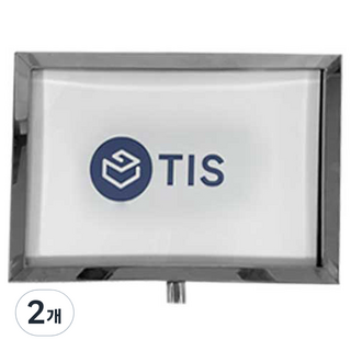 TIS隔離桿告示牌海報架 橫式, 銀, 2個
