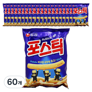 포스틱 과자, 84g, 60개