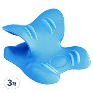 Angmet 頸椎按摩枕 藍色, 3個