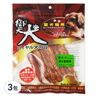 御天犬 潔牙雞腿棒 U5, 7入, 台灣製造, 全犬適用, 雞肉, 3包