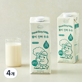 볼비 진짜 두유, 4개, 950ml