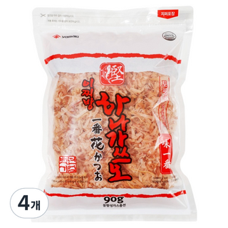 Yamaki 雅媽吉 一番花 柴魚片 配料用, 90g, 4個