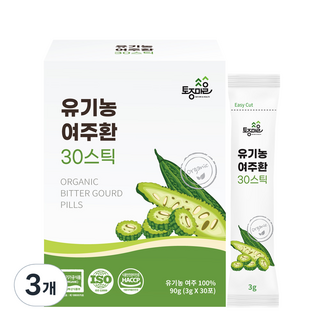 Tojongherb 苦瓜丸隨身包 30條入, 3個, 90g