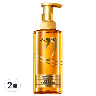 L'OREAL PARiS 巴黎萊雅 黃金胜肽柔韌修護洗髮露 滋養 逆轉乾枯受損髮質 72小時持久留香 48小時頭皮淨爽, 440ml, 2件