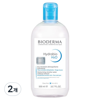 BIODERMA 保濕水潤潔膚液, 500ml, 2瓶