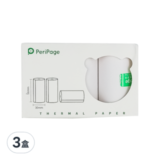 peripage 愛立熊 紙廠 不可貼紀錄紙 3捲, 3盒
