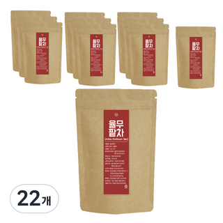 韓國產薏仁紅豆茶三角茶包, 1g, 10包, 22袋