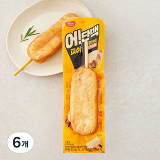 동원 어단백 닭가슴살 피쉬 프로틴바, 70g, 6개