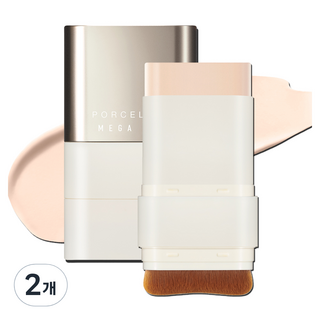 chosungah tm Mega Fit 長效持妝粉底棒 Master Porcelain SPF50+ PA++++ 16g, 00C FAIR, 2個