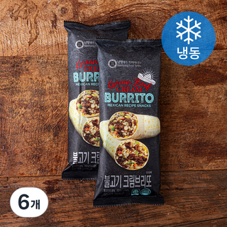 불고기 크림 브리또 (냉동), 125g, 1개입, 6개