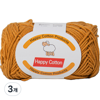 Yarna Happy Cotton 編織線 45g, 709, 3個
